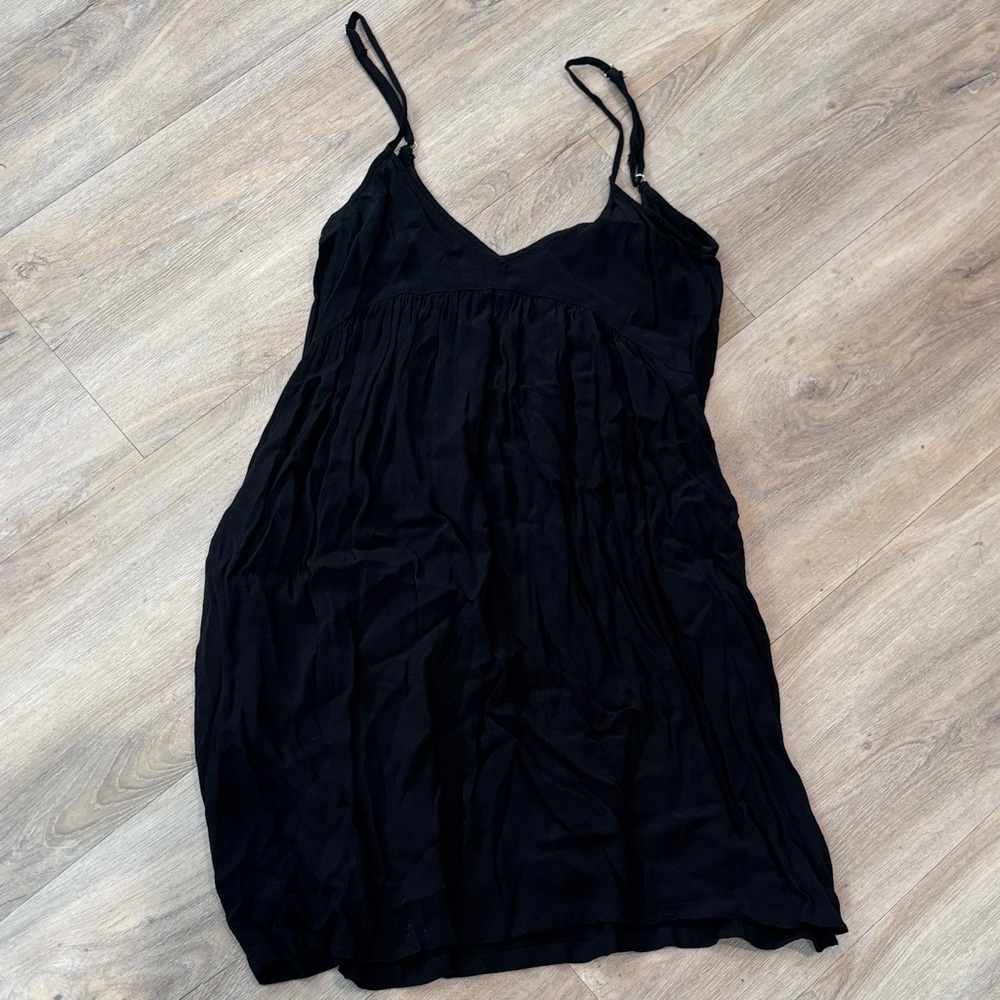 KNOT SISTERS BLACK TANK DRESS